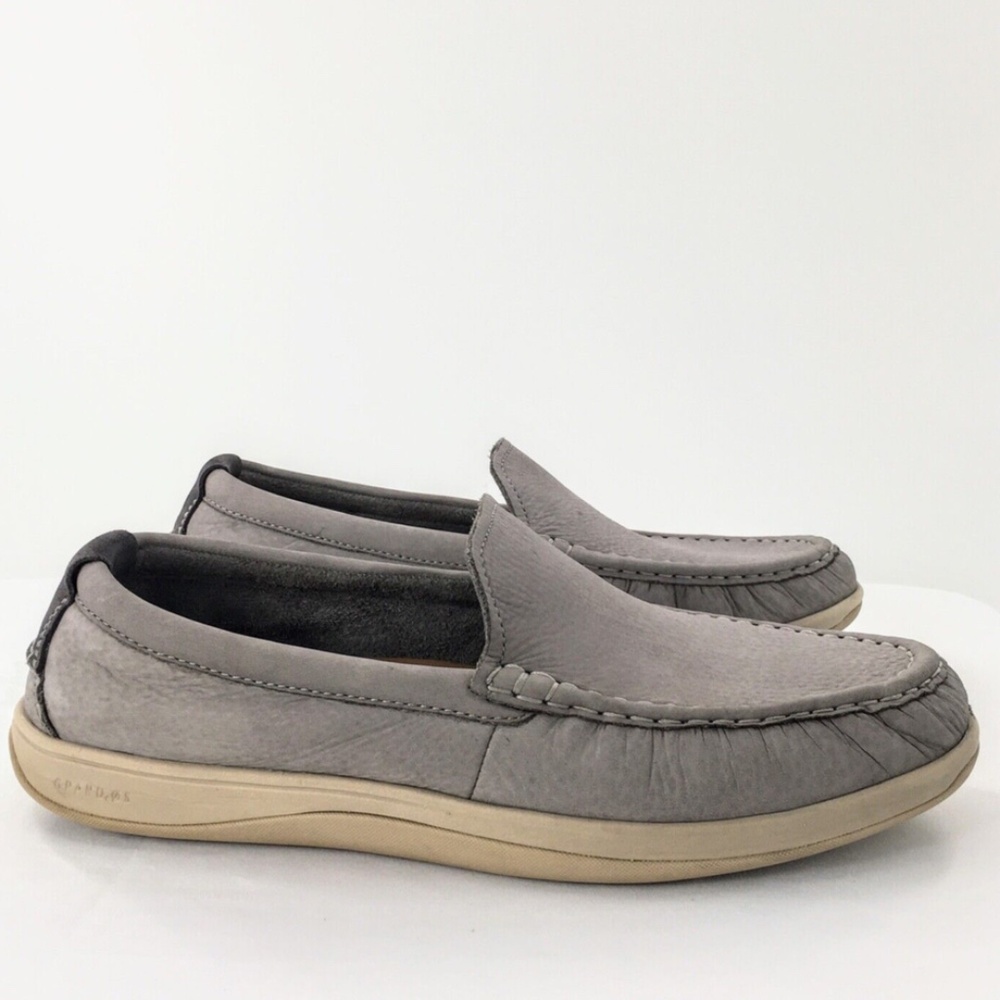 Cole Haan Mens Boothbay Loafer Grey Leather Slip On Casual Shoe Sz 11